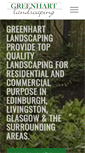 Mobile Screenshot of greenhartlandscaping.co.uk